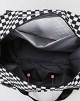 Checker Weekend Travel Luggage Tote Bag Check