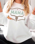 Longhorn Floral Mama Graphic Sweatshirt