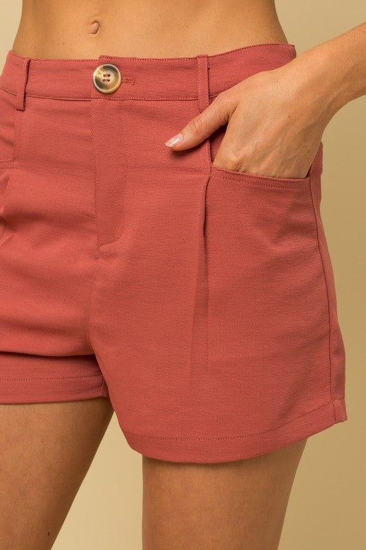 Gilli Front Pleated Shorts - Online Only