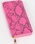 Neon Python Printed Fashion Wallet