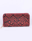 Python Printed Fashion Wallet