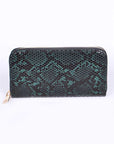 Python Printed Fashion Wallet