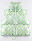 Metallic Puffer Vest