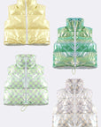 Metallic Puffer Vest