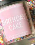 Birthday Cake Container Candle