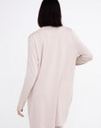 Mono B Lounge Open-Front Terry Cardigan - Online Only