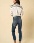 Denim Lab USA Destroyed Boyfriend Jeans