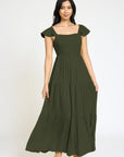 Flutter Sleeve Flowy Tiered Sundress