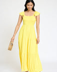 Flutter Sleeve Flowy Tiered Sundress