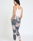 Plus Floral Drawstring Jogger