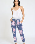 Floral Drawstring Jogger