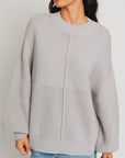 LE LIS Ribbed Knitted Sweater