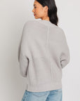 LE LIS Ribbed Knitted Sweater