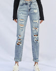 Insane Gene Stretched High Rise Girlfriend Jeans