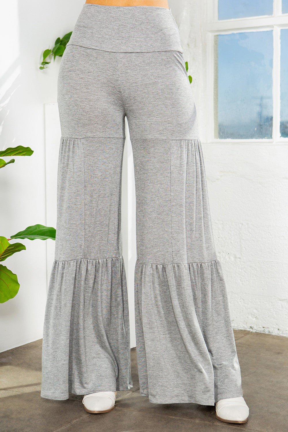Adelaide Tiered Ruffle Wide Leg Pants