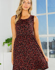 Floral Print Sundress with Pockets