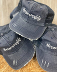 hashtag mommylife embroidered trucker hat