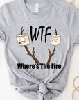 Where's The Fire Camping Graphic Tee - Online Only