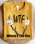 Where's The Fire Camping Graphic Tee - Online Only