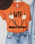 Where's The Fire Camping Graphic Tee - Online Only