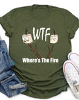 Where's The Fire Camping Graphic Tee - Online Only