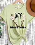 Where's The Fire Camping Graphic Tee - Online Only