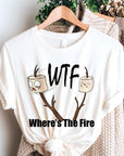 Where's The Fire Camping Graphic Tee - Online Only