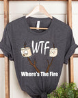 Where's The Fire Camping Graphic Tee - Online Only