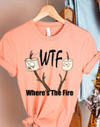 Where's The Fire Camping Graphic Tee - Online Only