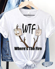 Where's The Fire Camping Graphic Tee - Online Only