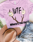 Where's The Fire Camping Graphic Tee - Online Only