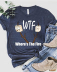 Where's The Fire Camping Graphic Tee - Online Only