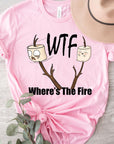 Where's The Fire Camping Graphic Tee - Online Only