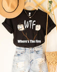 Where's The Fire Camping Graphic Tee - Online Only