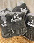 Just Mommin Embroidered Trucker Hat