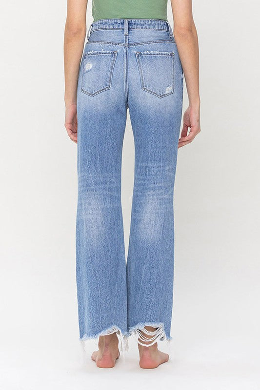 VERVET by Flying Monkey 90&#39;s Vintage Super High Rise Flare Jeans