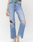 VERVET by Flying Monkey 90's Vintage Super High Rise Flare Jeans