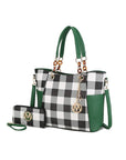 MKF Collection Mariely Checker Tote Bag by Mia K