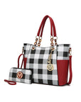 MKF Collection Mariely Checker Tote Bag by Mia K