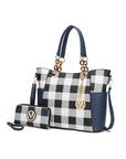 MKF Collection Mariely Checker Tote Bag by Mia K