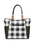 MKF Collection Mariely Checker Tote Bag by Mia K