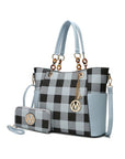 MKF Collection Mariely Checker Tote Bag by Mia K