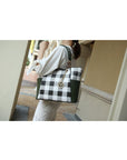 MKF Collection Mariely Checker Tote Bag by Mia K