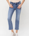 VERVET by Flying Monkey Mid Rise Kick Flare Jeans