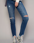 Insane Gene Mid-Rise Crop Slim Skinny