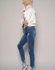 Insane Gene Mid-Rise Crop Slim Skinny