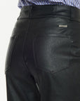 Kan Can USA High Rise Skinny Straight in Black Wash