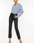 Kan Can USA High Rise Skinny Straight in Black Wash