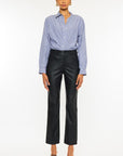 Kan Can USA High Rise Skinny Straight in Black Wash