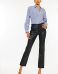 Kan Can USA High Rise Skinny Straight in Black Wash